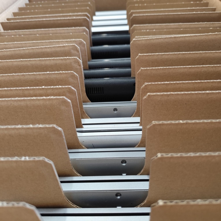 25-in-1 Protective Laptop Shipping Box with Dividers