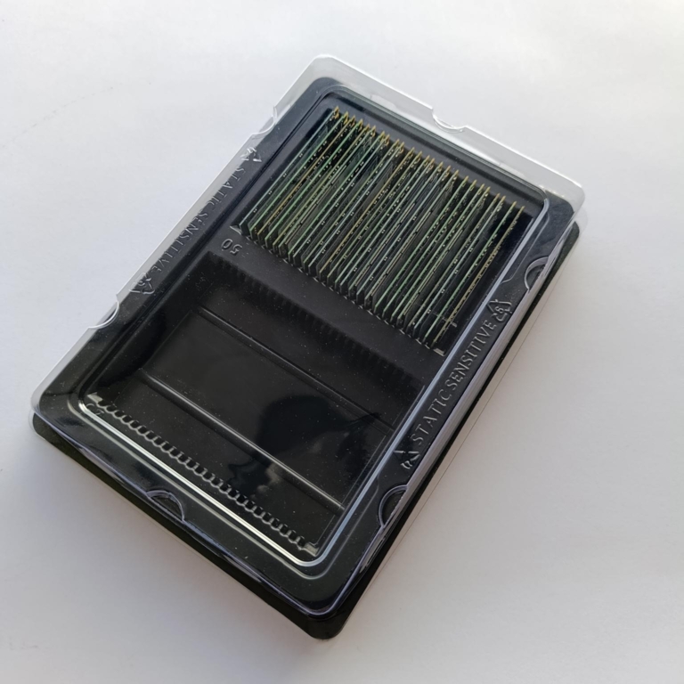 50-Pack ESD Protective Storage Box with Lid for M.2 2280 SSD Drives